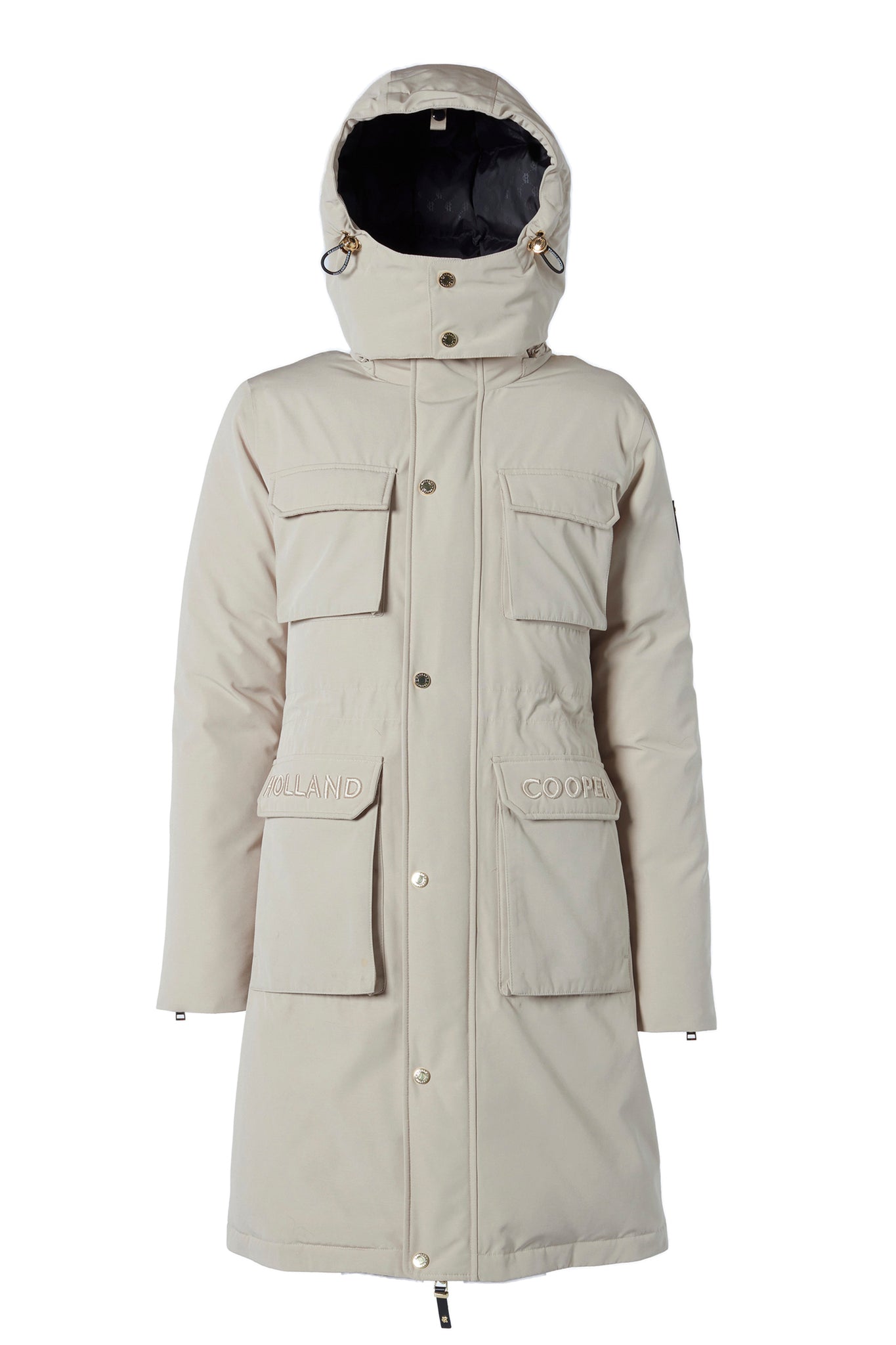 Holland Cooper Ultimate Multi-Way Expedition Parka in Stone