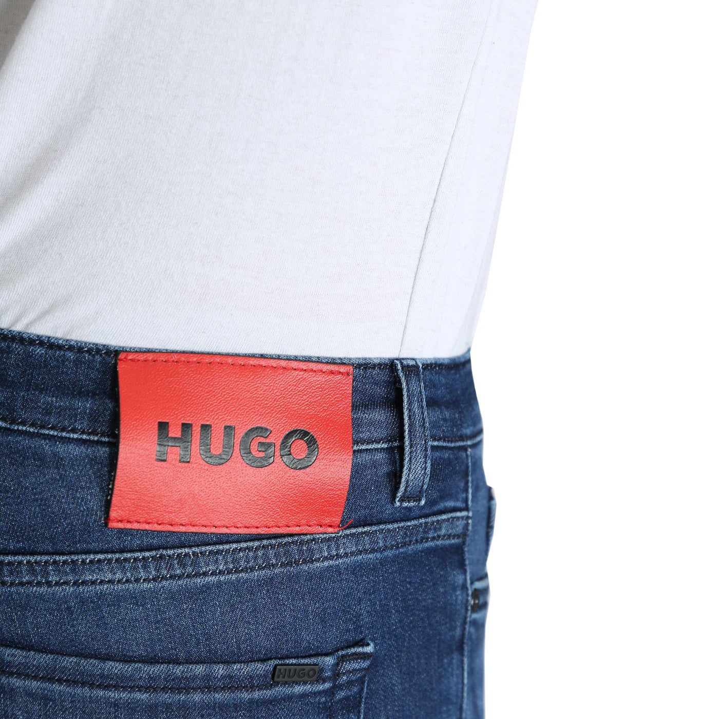 HUGO Hugo 634 Jean in Blue Denim Logo