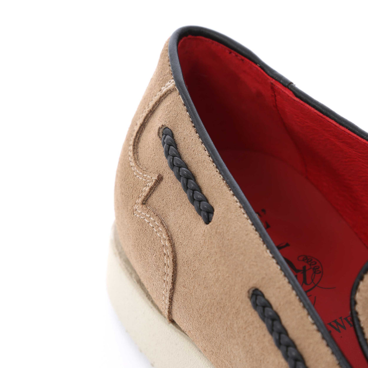 Jeffery West Jung Shoe in Corda Beige Detail