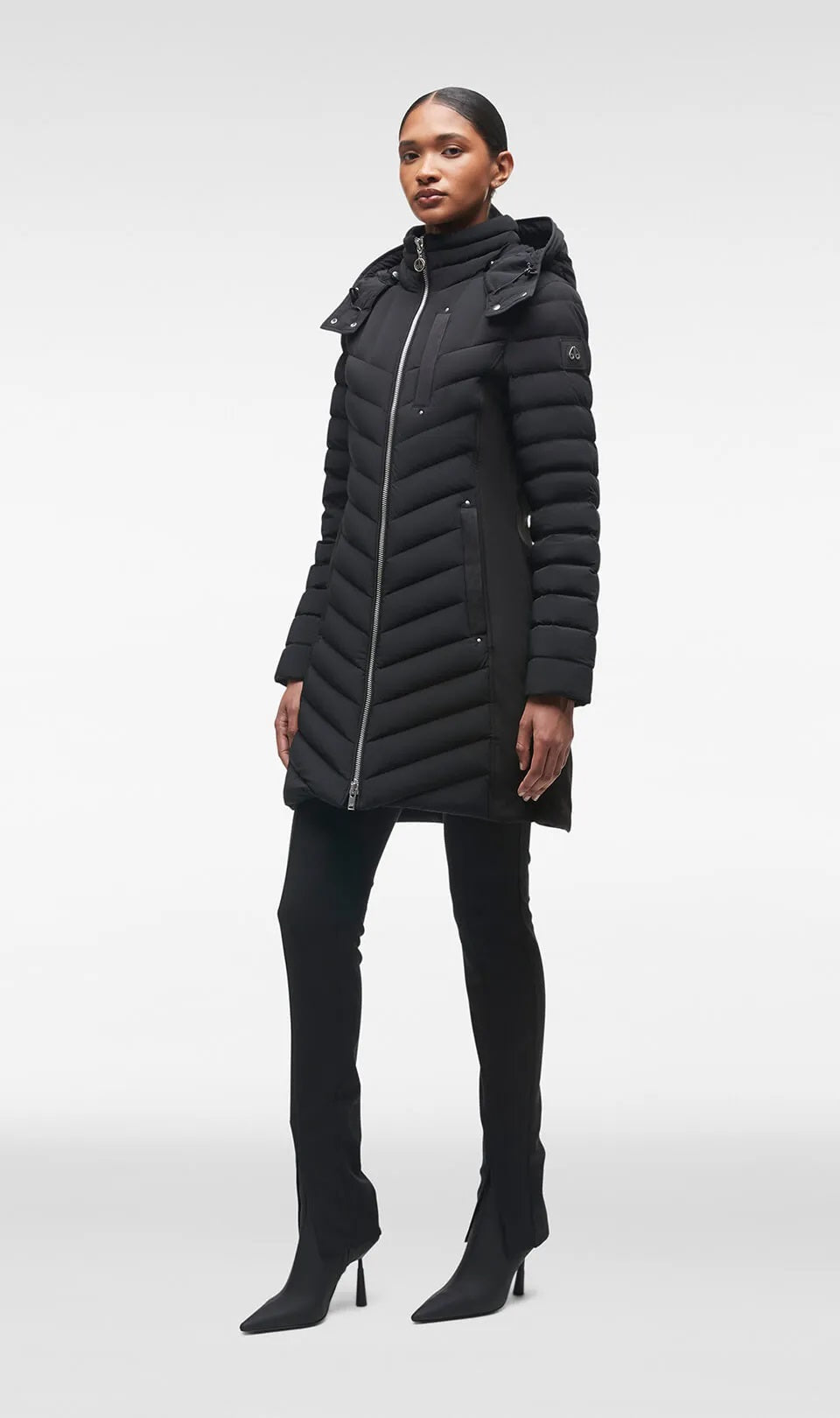 Moose Knuckles East Prairie Ladies Jacket in Black
