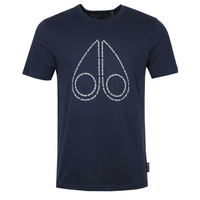 Moose Knuckles Gerrard T Shirt in Navy 