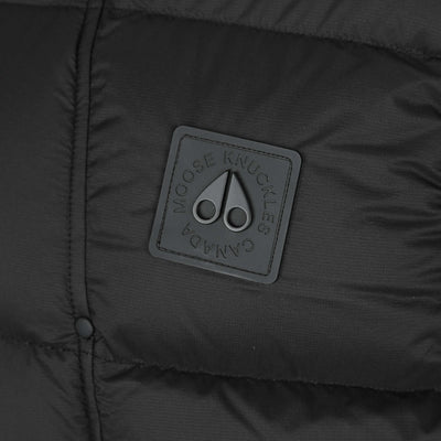 Moose Knuckles Bushwick Vest Gilet in Black & White