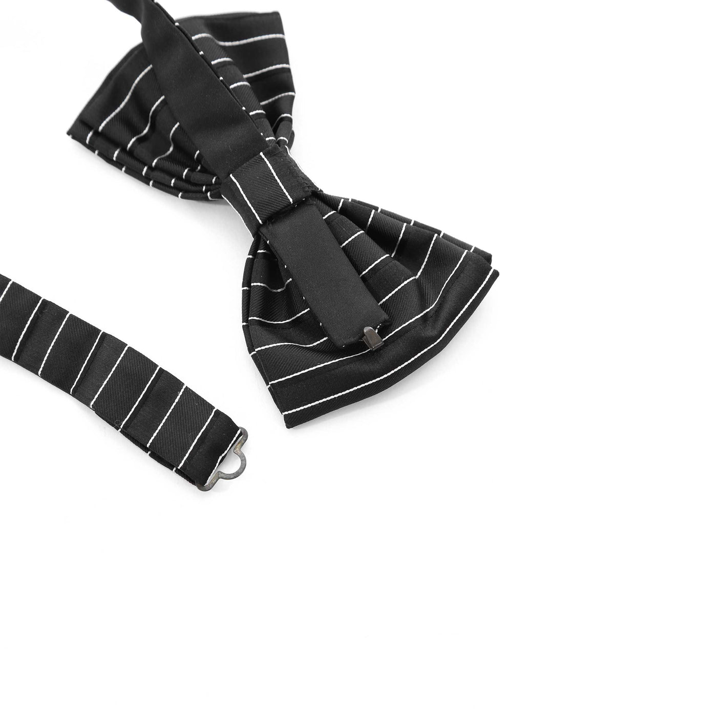 BOSS Stripe Bow Tie In Black BOSS Norton Barrie boss-stripe-bow-tie-in-black-boss-norton-barrie