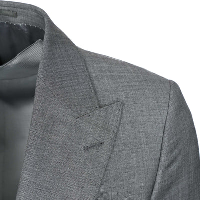 Norton Barrie Bespoke Paris 3 Piece Suit in Grey Lapel