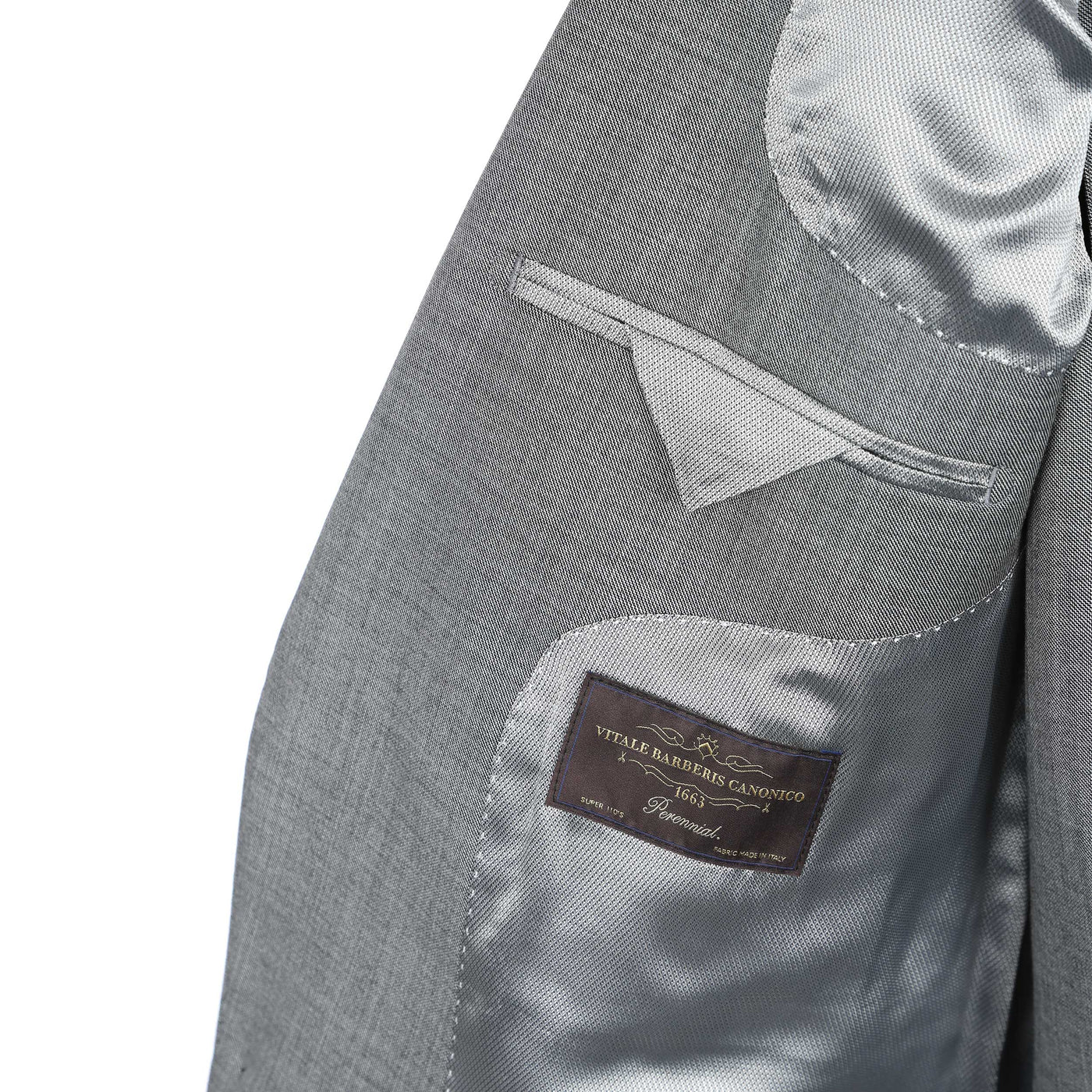 Norton Barrie Bespoke Paris 3 Piece Suit in Grey Lining 2