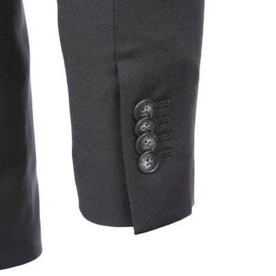 Norton Barrie Bespoke Suit in Black Cuff
