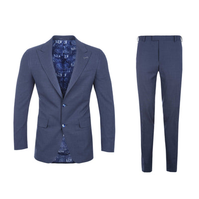 Norton Barrie Bespoke Suit in Denim Blue
