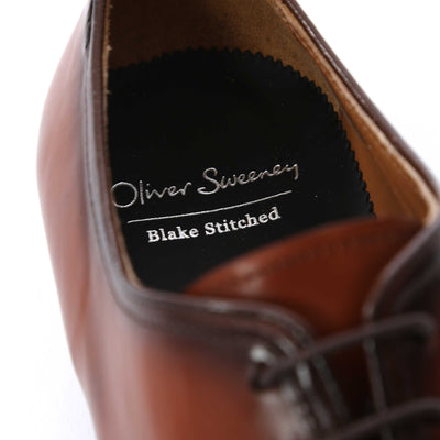 Oliver Sweeney Montalfano Shoe in Dark Tan Detail