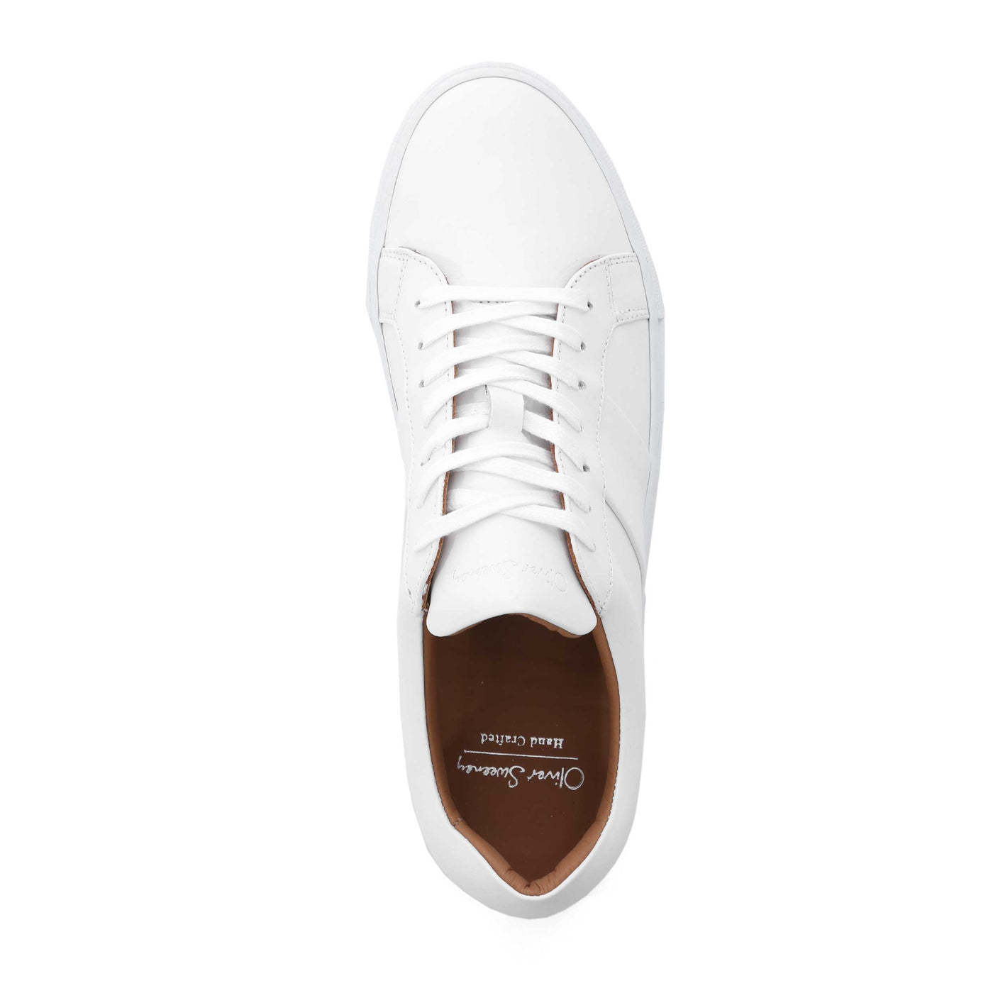 Oliver Sweeney Quintos Trainer in White Birdseye