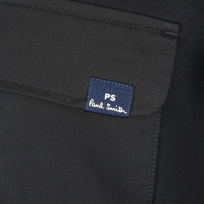 Paul Smith Chest Pocket Sweat Top in Black Logo