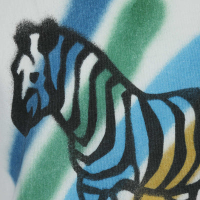 Paul Smith Broad Stripe Zebra T Shirt in White