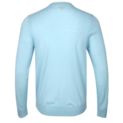 Paul Smith Crew Neck Knitwear in Sky Blue Back