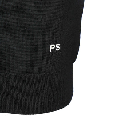 Paul Smith Half Zip Knitwear in Black Logo