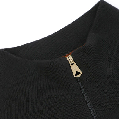 Paul Smith Half Zip Knitwear in Black Zip