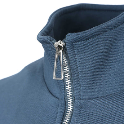 Paul Smith Half Zip Sweat Top in Airforce Blue