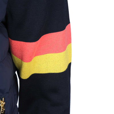 Paul Smith Hybrid Down Jacket in Navy Sleeve Detail