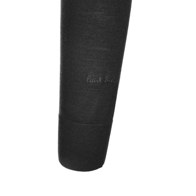 Paul Smith LS Polo Knitwear in Black Logo