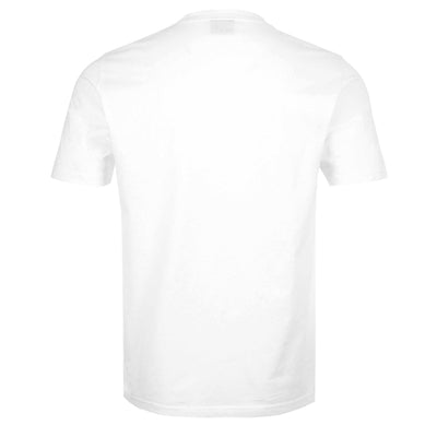 Paul Smith Logo Print T Shirt in White Back