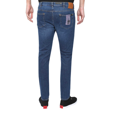 Paul Smith Organic Reflex Stretch Jean in Denim Blue Back
