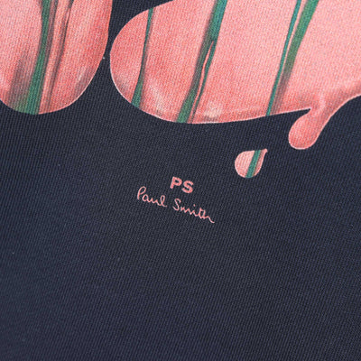 Paul Smith PS Drip Sweat Top in Navy Logo