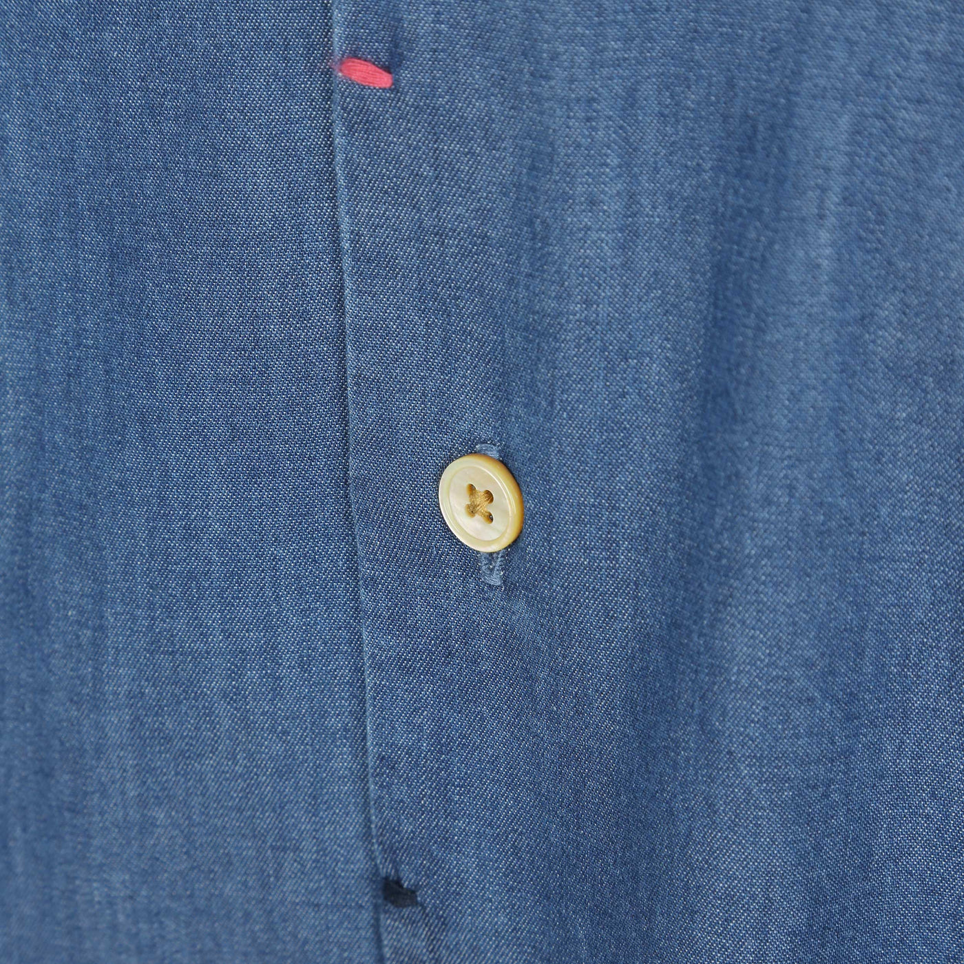 Paul Smith Regular Fit Shirt in Denim Blue Button