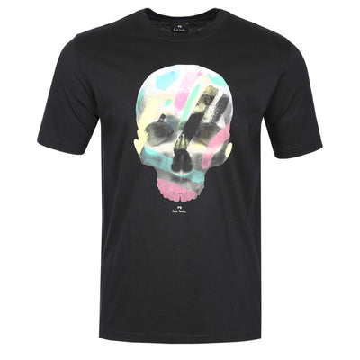 Paul Smith Skull T Shirt in Black