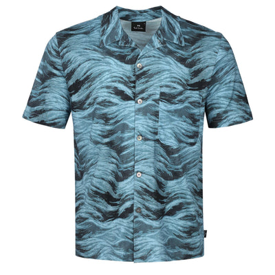 Paul Smith Storm SS Shirt in Airforce Blue
