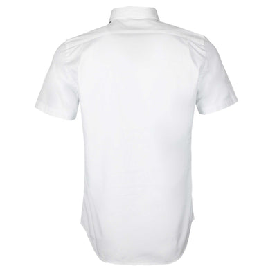 Paul Smith Tailored Fit SS Shirt in White Back