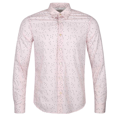 Paul Smith Wine Glass Print Shirt in Pink