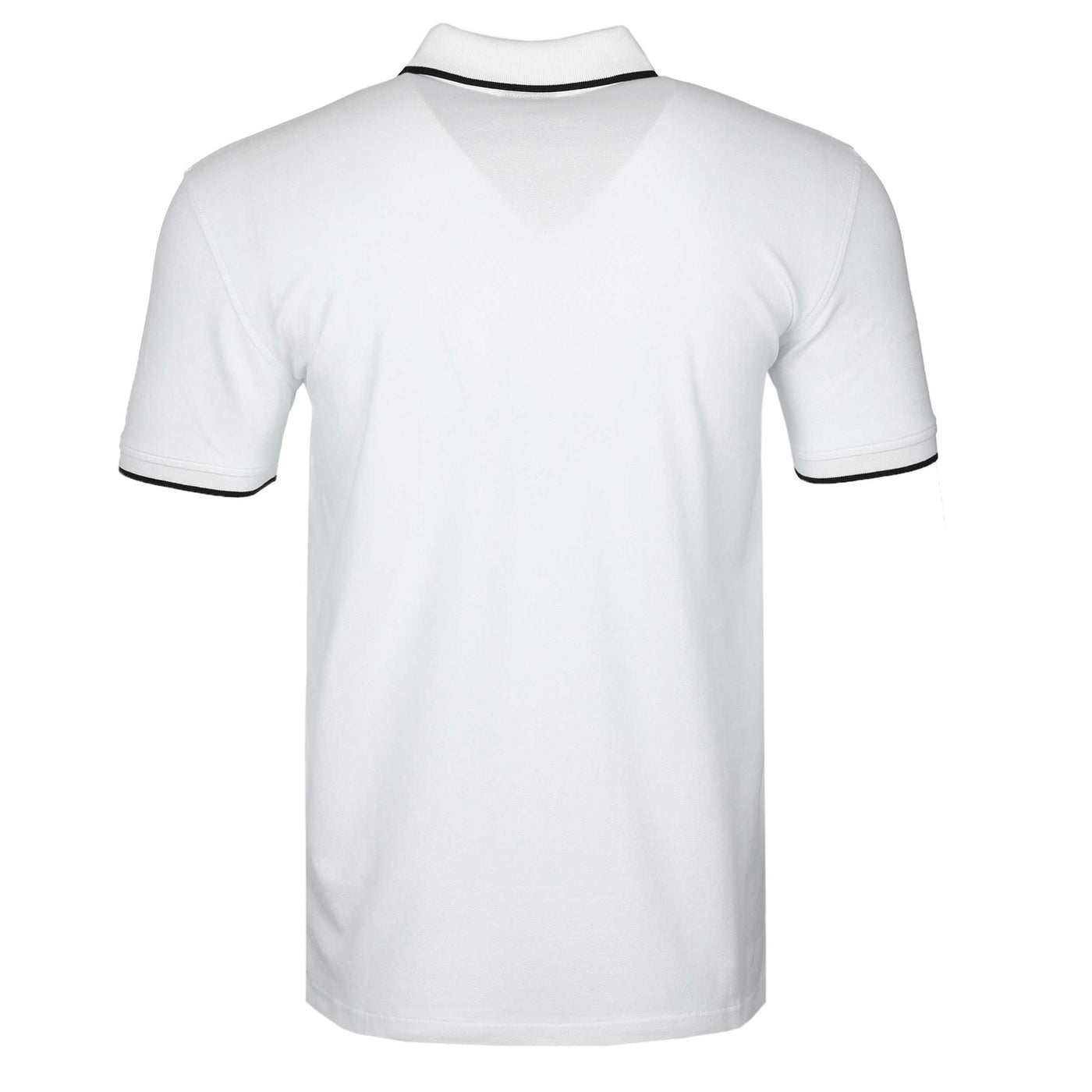 Paul Smith Zebra Badge Collar Trim Polo Shirt in White