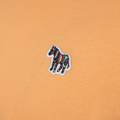 Paul Smith Zebra Badge T Shirt in Tangerine Logo