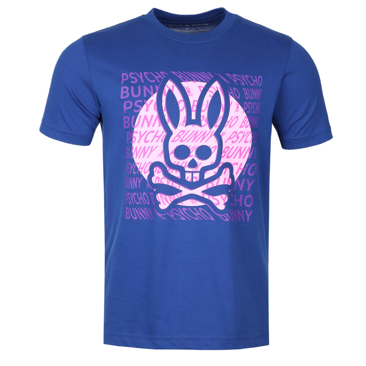 Psycho Bunny Bengal Graphic T Shirt in Space Blue