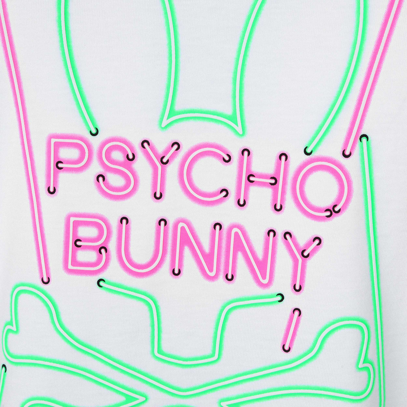 Psycho Bunny Claude Graphic T Shirt in White