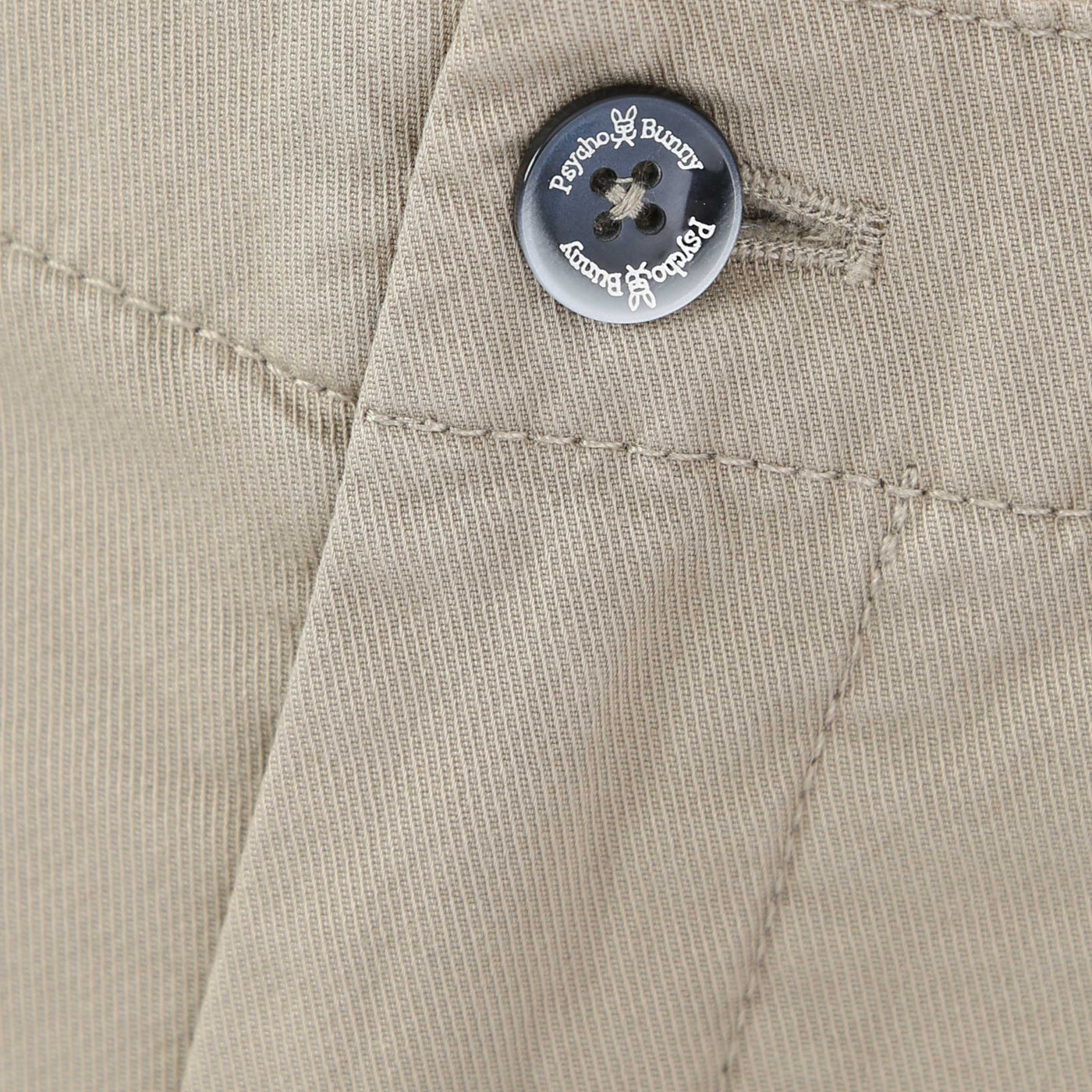 Psycho Bunny Diego Short in Wet Sand Button
