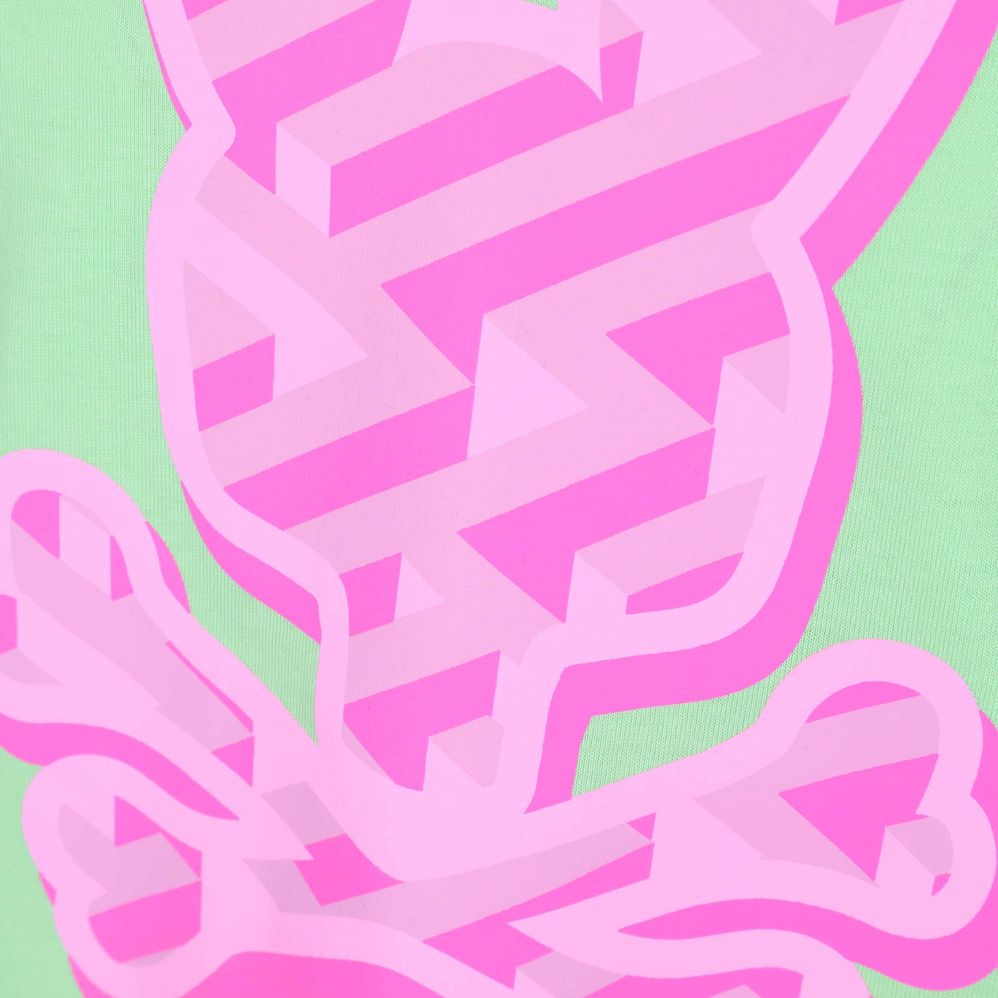 Psycho Bunny Pisani Graphic T Shirt in Icy Mint