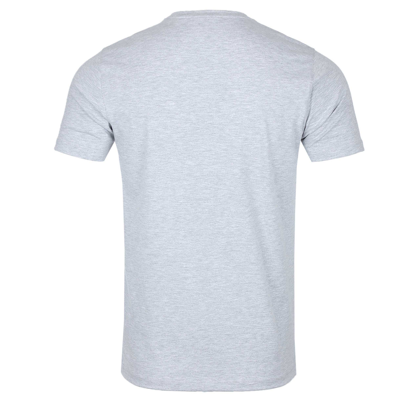 Remus Uomo Basic Crew Neck T Shirt in Grey Back