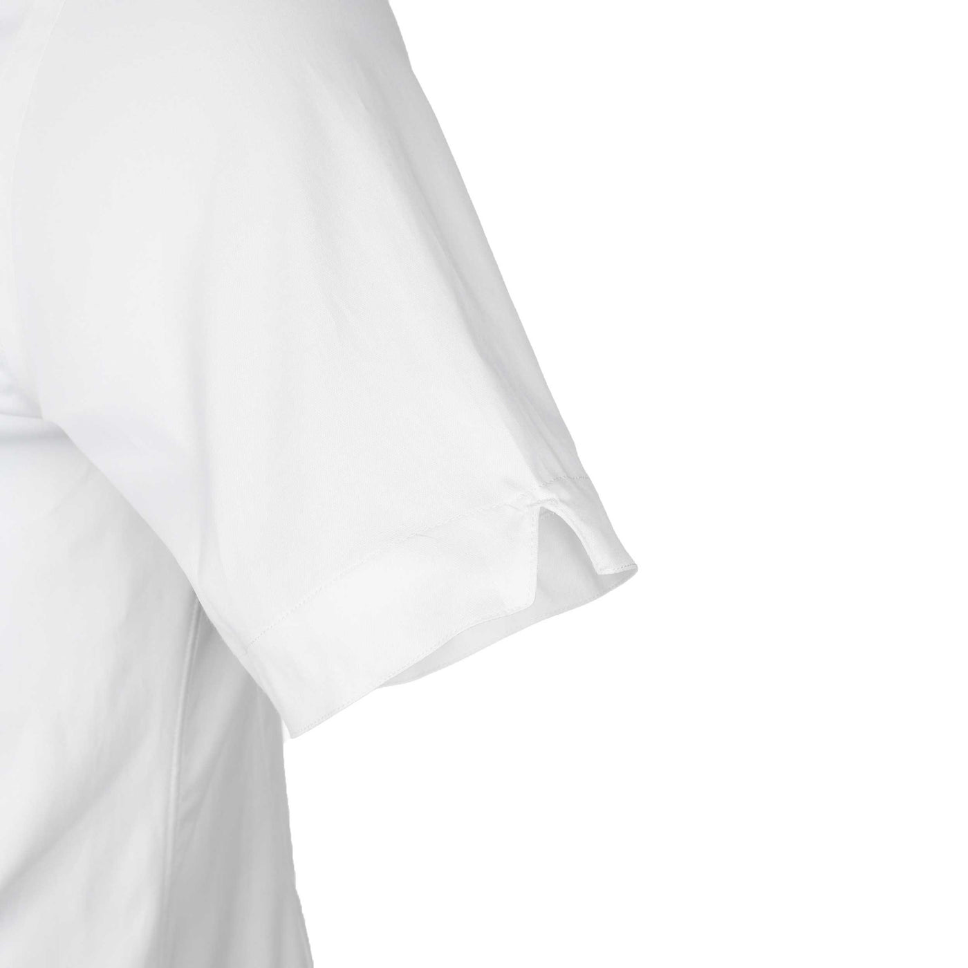 Remus Uomo 2 Way Stretch SS Shirt in White Sleeve