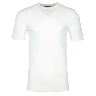 Remus Uomo Knitted T Shirt in White
