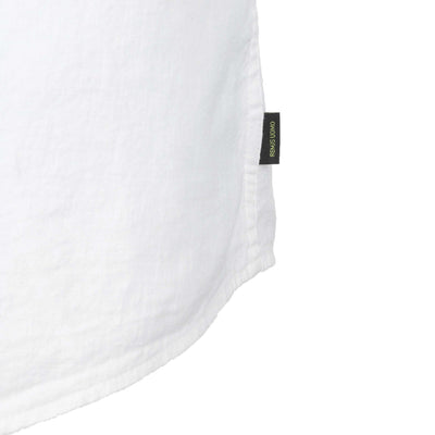 Remus Uomo Linen SS Shirt in White Label Tab