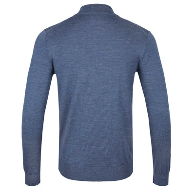 Thomas Maine 1/4 Zip Knitwear in Blue