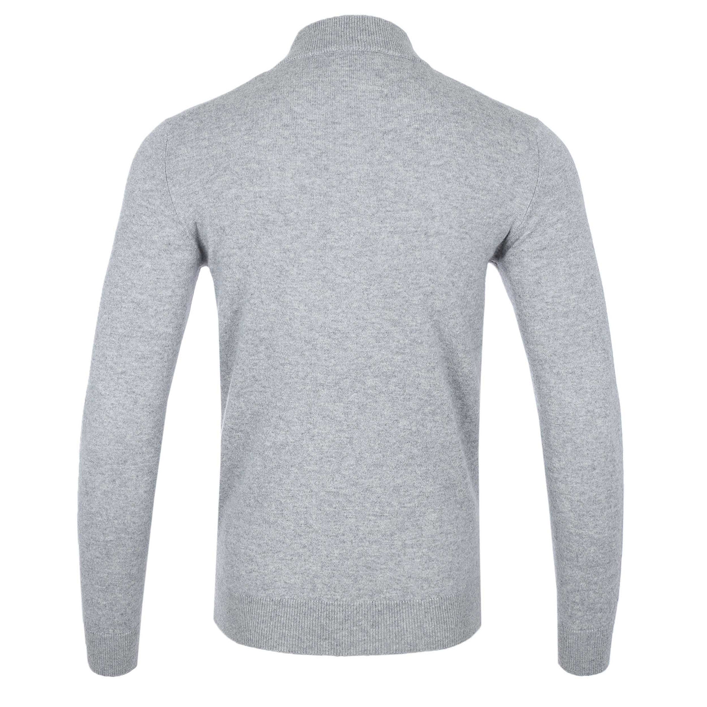Thomas Maine 1/4 Zip Cashmere Knitwear in Grey