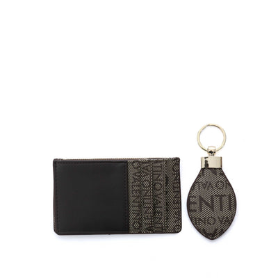 Valentino Bags King Coin Wallet & Key Fob in Taupe Back