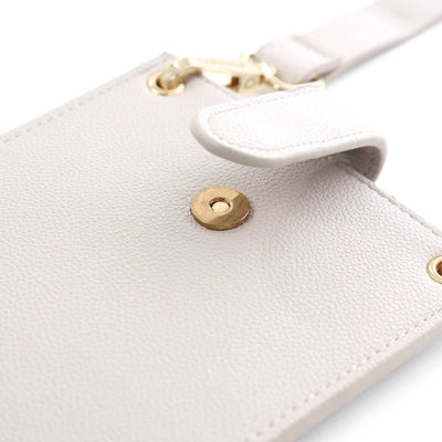 Valentino Bags Noodles Phone Holder in Ecru Fastening