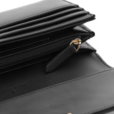 Valentino Bags July RE Ladies Purse in Black Zip