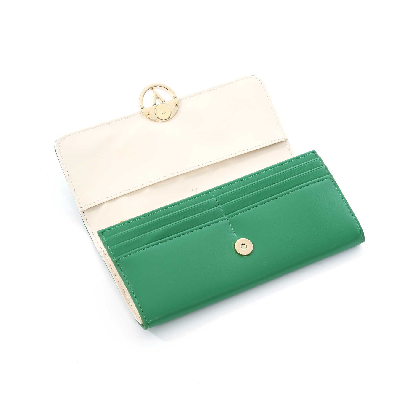 Valentino Bags July RE Ladies Purse in Green Inside
