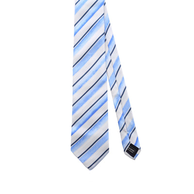Vitaliano Pancaldi Stripe Tie in Blue