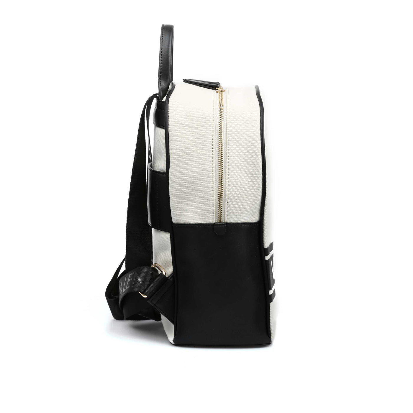Valentino Bags Vesper Back Pack in Natural & Black