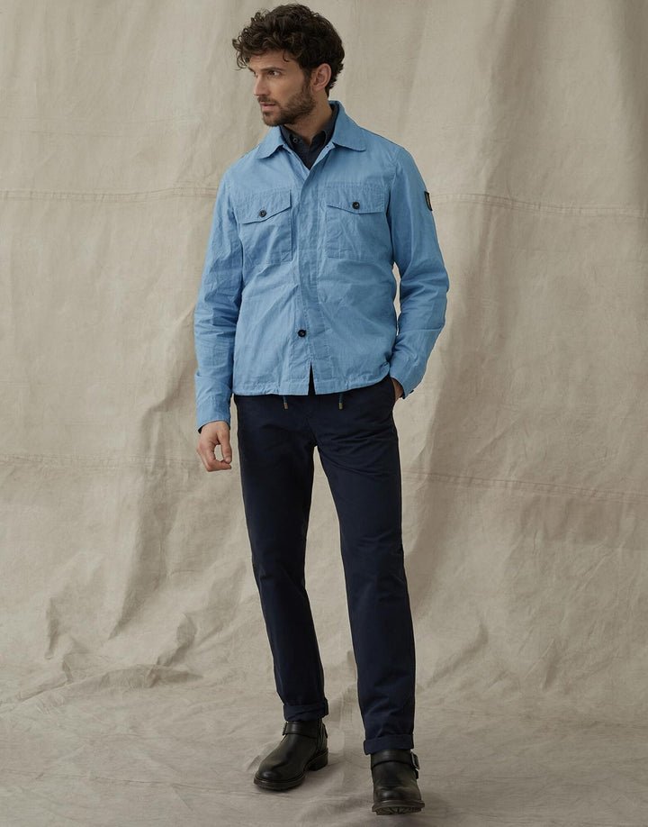 Belstaff Recon Overshirt in Airforce Blue I Belstaff I Norton Barrie