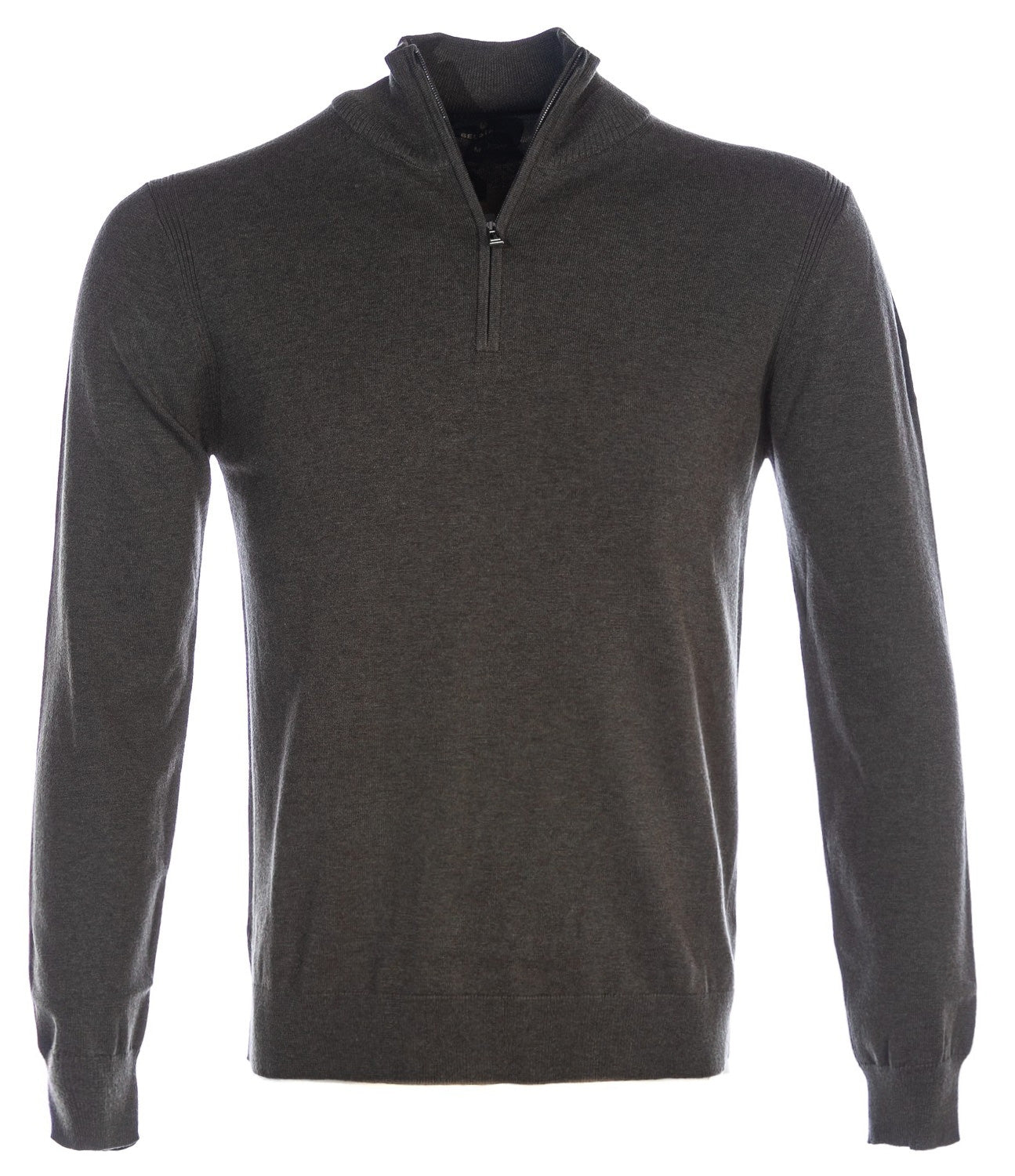 Belstaff Bay Half Zip Jumper in Salvia Green