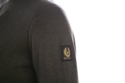 Belstaff Bay Half Zip Jumper in Salvia Green